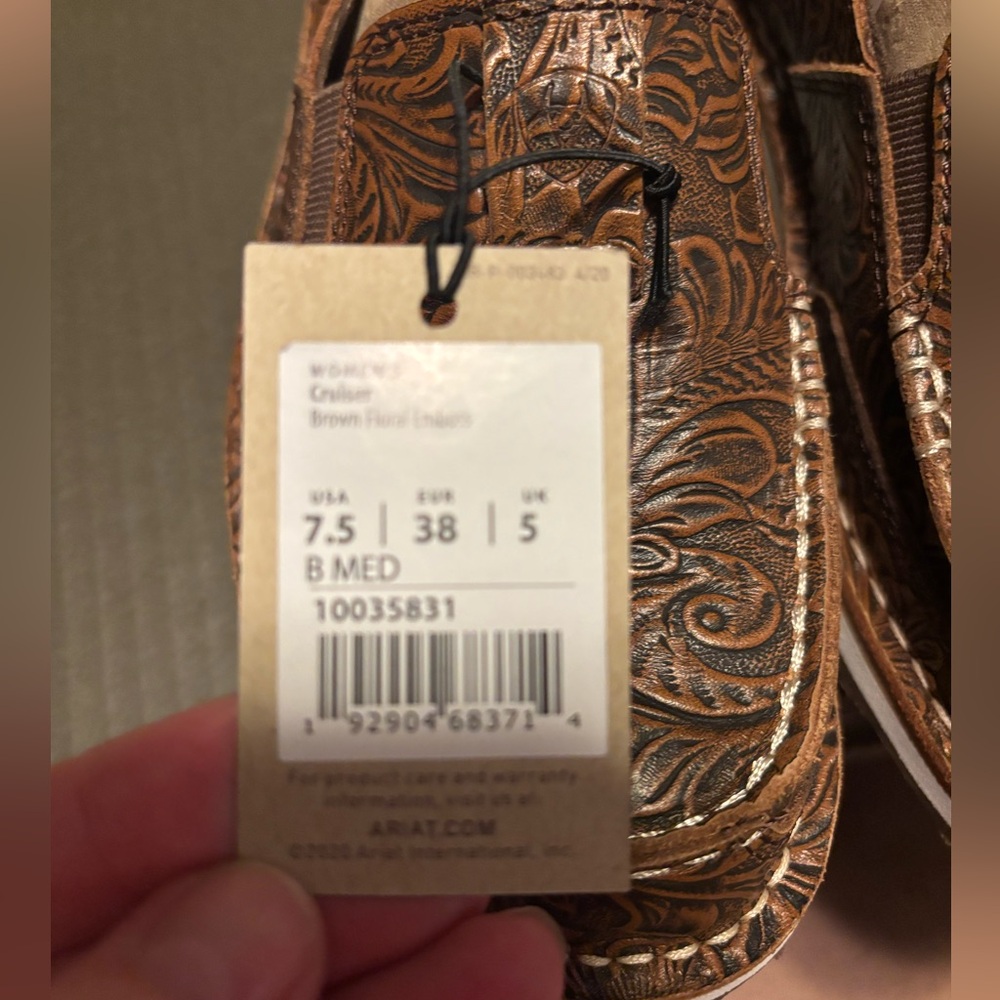 Ariat Women’s Brown Leather Loafers - Picture 5 of 8